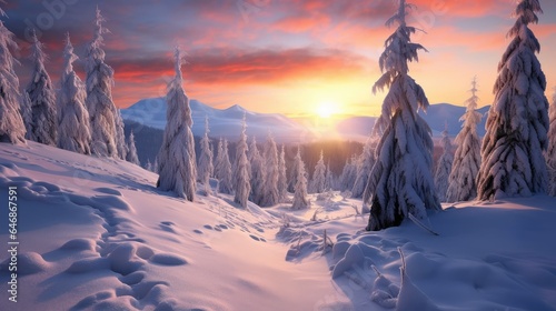 A gorgeous backdrop for the winter season © Volodymyr Skurtul