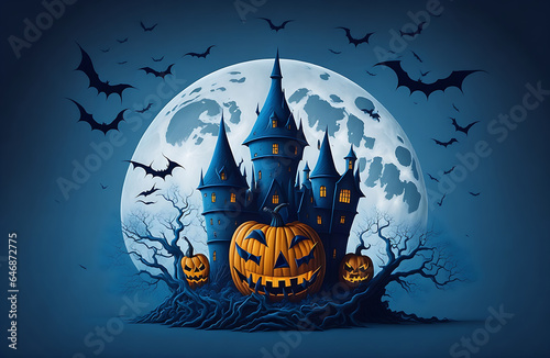 Halloween background photo