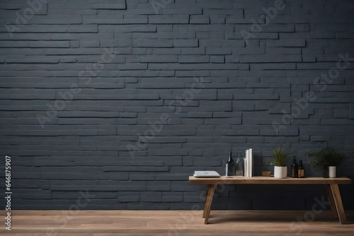 Change the wall color to gray while preserving the wall's texture - AI Generative