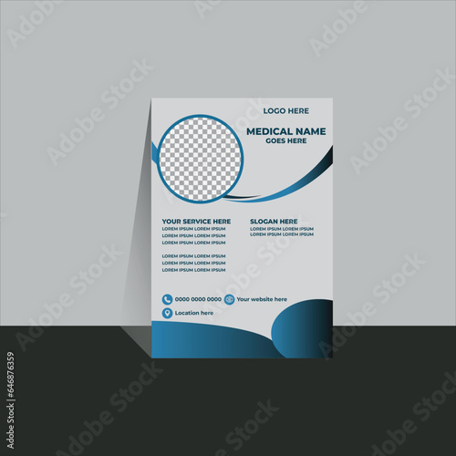

Medical flayer Design and creative medical flayer Modern Health care hospital business Promotion and Marketing vector Faile, flyer, Template Design cover, flyer, poster, print, brochure design, 
