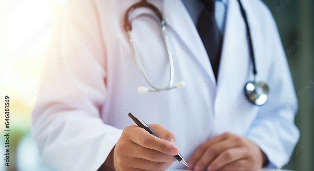 Medical doctor at work in an hospital - stock photography Medical doctor at work in an hospital - stock photography