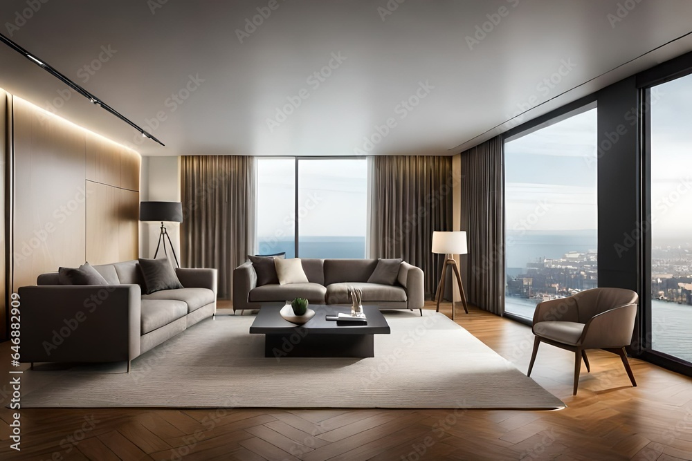 Fototapeta premium modern living room