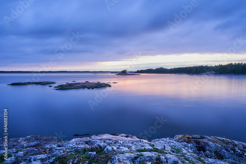 sunset over the sea