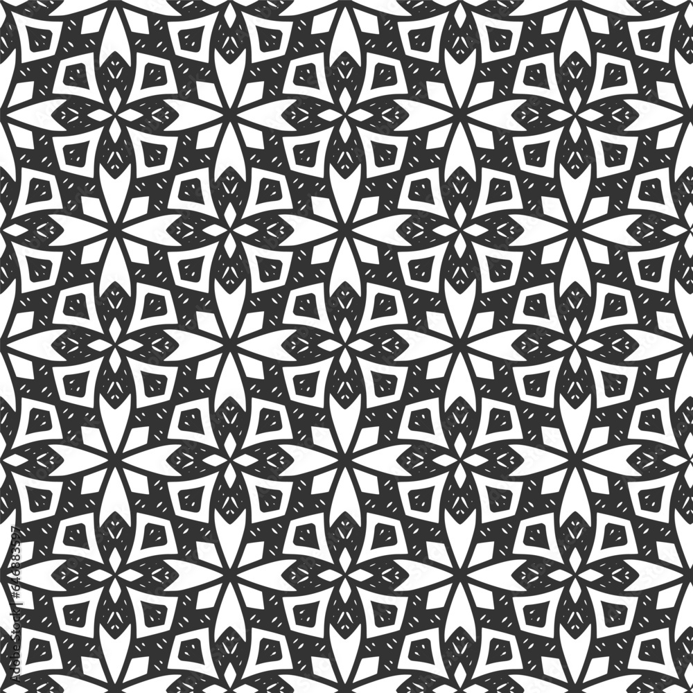 Fototapeta premium Geometric seamless pattern vector illustration