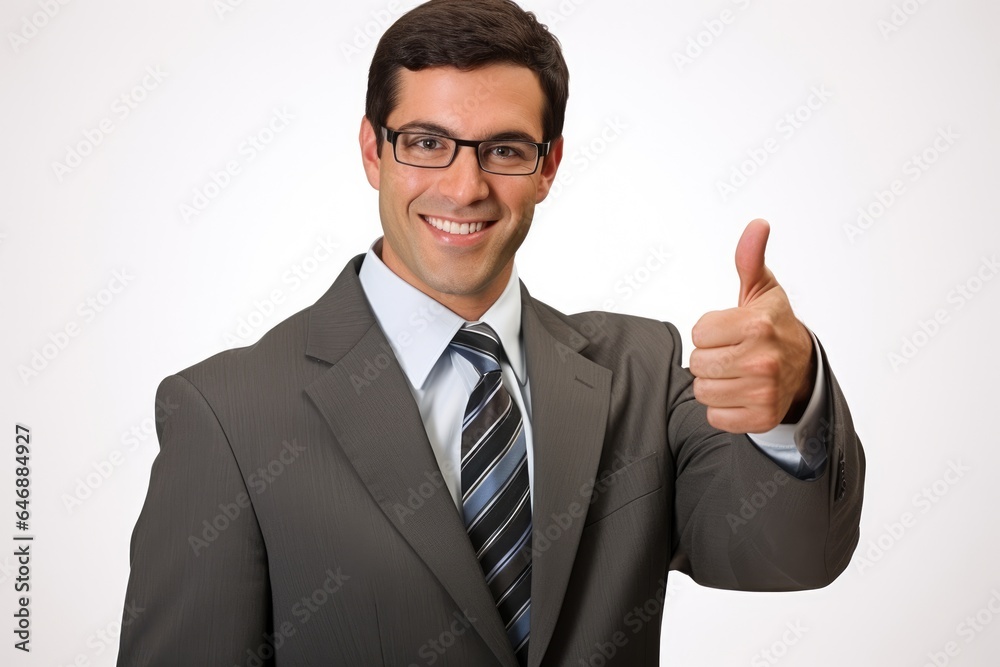 Attractive businessman A powerful open-hand gesture - stock photography Attractive businessman A powerful open-hand gesture - stock photography
