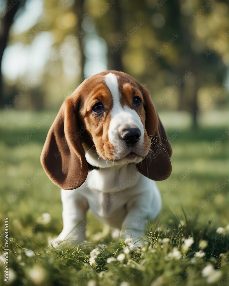 Photograph of a beautiful fluffy dog Photograph of a beautiful fluffy dog