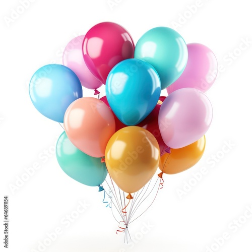 Cluster of Helium bunch of Balloons suitable Celebration design 