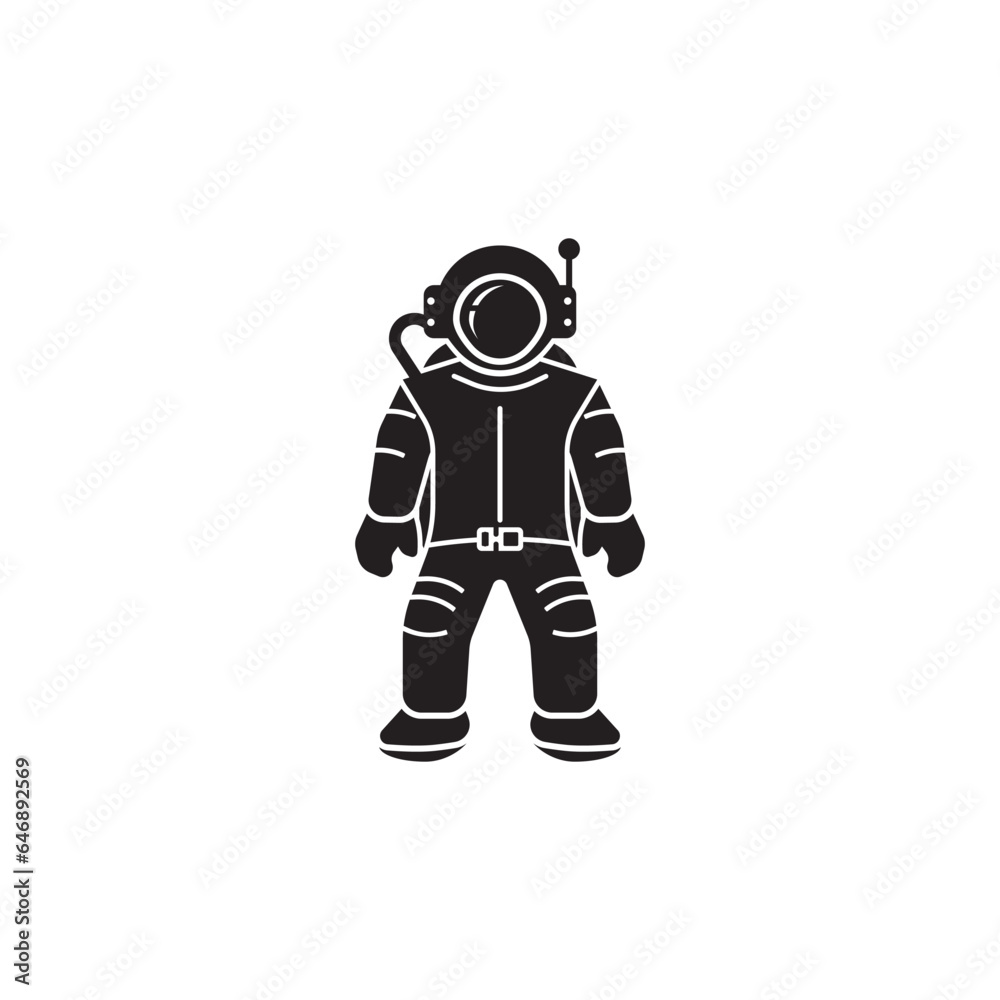 Astronaut icon logo vector design template illustration Astronaut icon logo vector design template illustration
