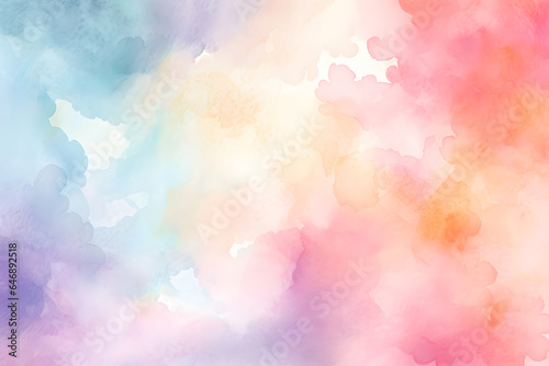 Colorful abstract background in watercolor painting style