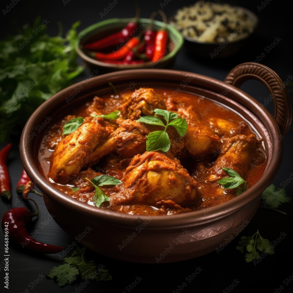 An Andhra Chicken Curry with Bold Indian Southern Flavors An Andhra Chicken Curry with Bold Indian Southern Flavors
