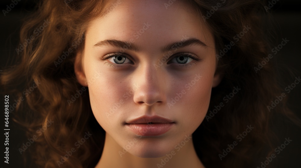 Woman with Beautiful and Healthy Skin Woman with Beautiful and Healthy Skin