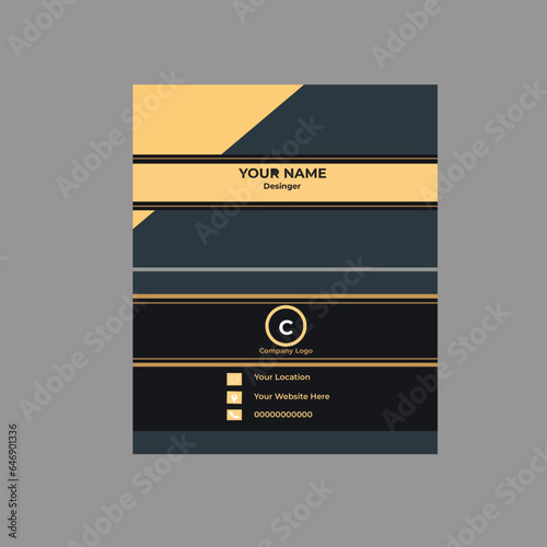 Business card design template, Clean professional business card template, visiting card, business card template.Vector illustration print template. 
