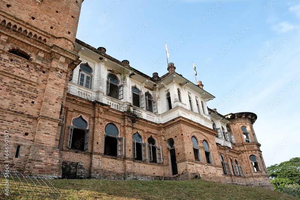 Kellie's Castle in Batu Gajah, Perak, Malaysia. The unfinished, ruined mansion, was built by a Scottish planter named William Kellie-Smith..