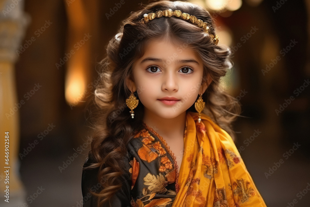 Beautiful indian little girl child Beautiful indian little girl child