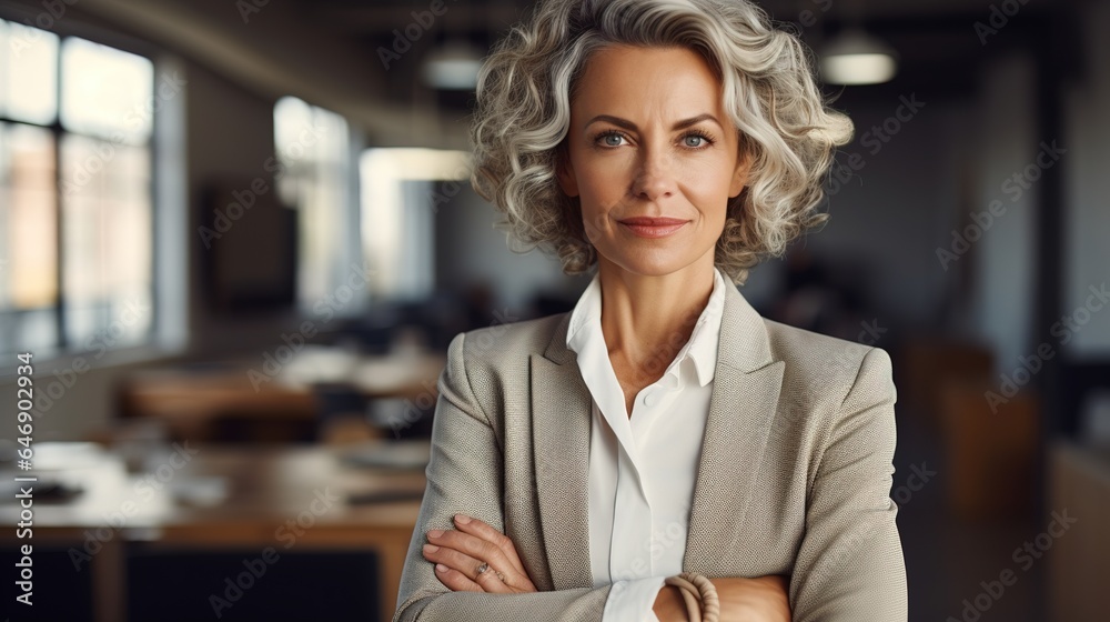 Elderly woman, face and smile, arms crossed at the office for business leadership, management, or vision. senior female CEO manager smiling with crossed arms for a new profession. Elderly woman, face and smile, arms crossed at the office for business leadership, management, or vision. senior female CEO manager smiling with crossed arms for a new profession.