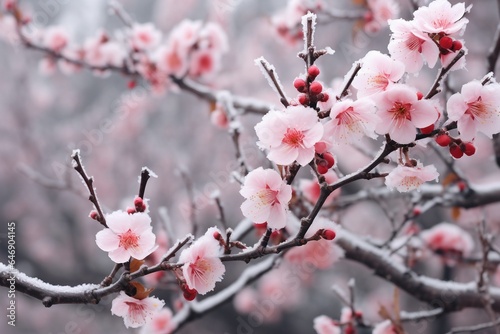 Pink sakura blossoms