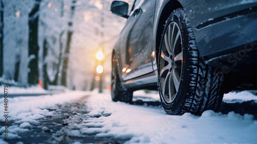 Winter tyres concept © George Dolgikh