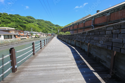 愛媛県八幡浜市　もっきんろーどの風景