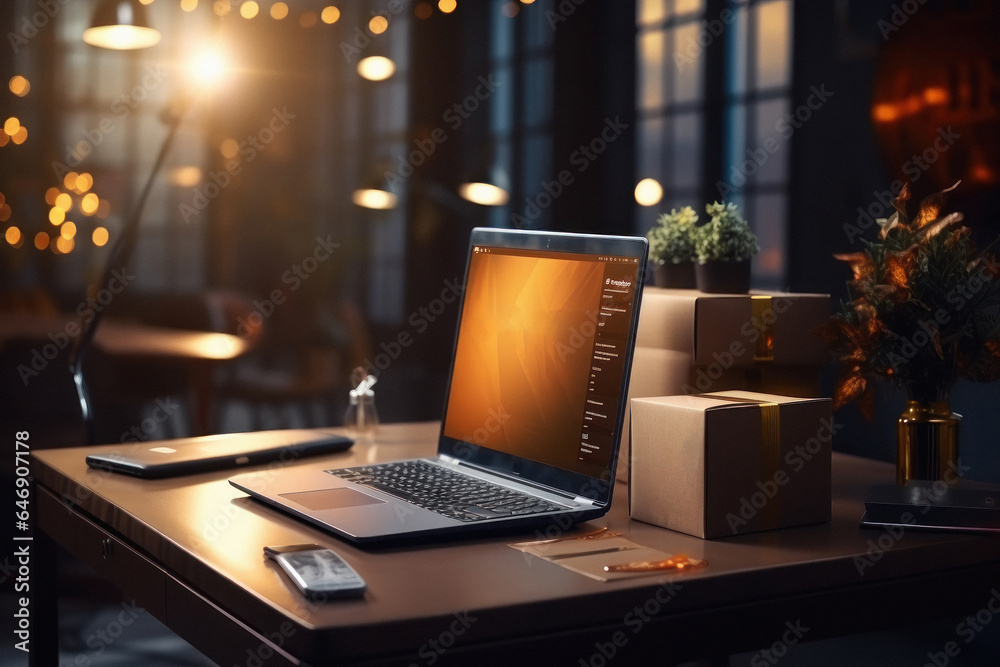 Indian woman using laptop at office Indian woman using laptop at office