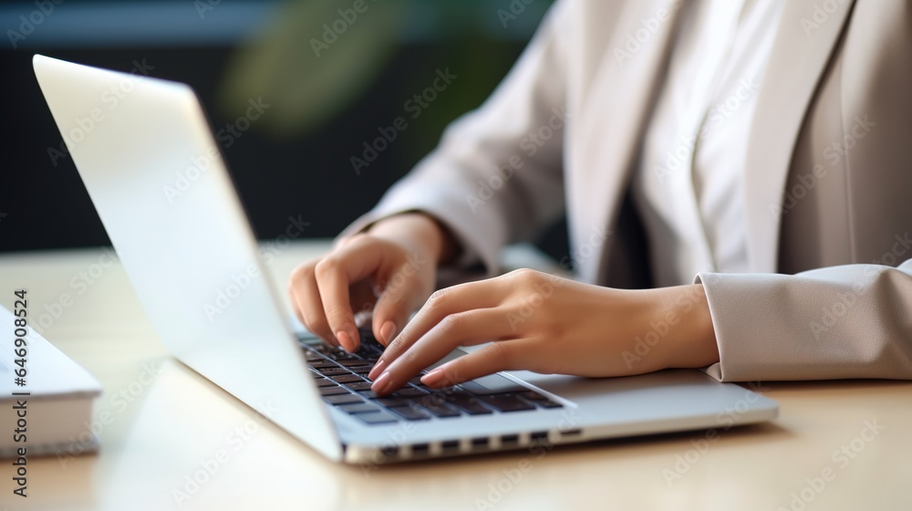 person typing on a laptop computer person typing on a laptop computer
