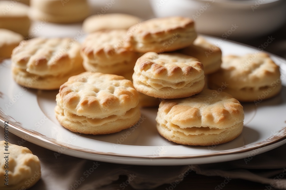 cookies on a plate