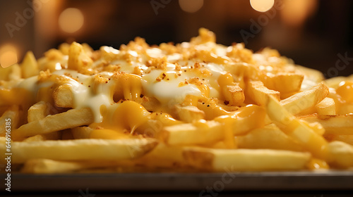 french fries with cheese