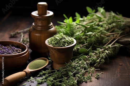 Thyme herb.