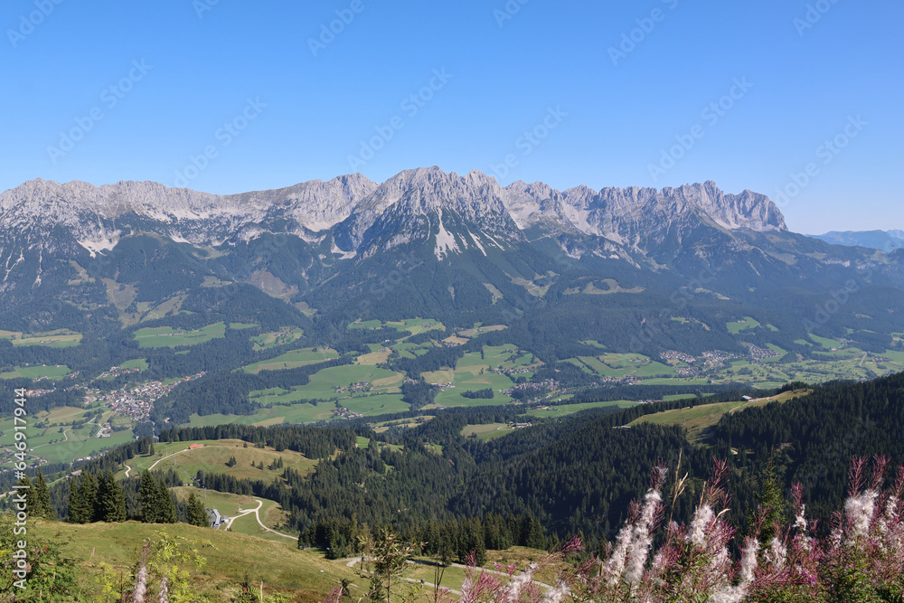 Panorama des Wilden Kaiser, Tiroler Alpen