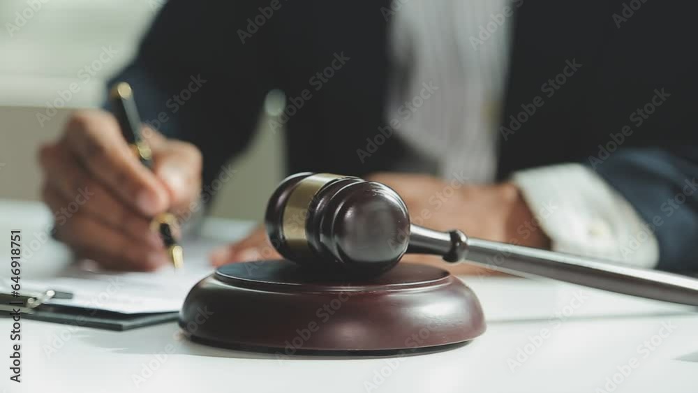 Customer service good cooperation, Consultation between a Businessman and Male lawyer or judge consult having team meeting with client, Law and Legal services concept. Customer service good cooperation, Consultation between a Businessman and Male lawyer or judge consult having team meeting with client, Law and Legal services concept.