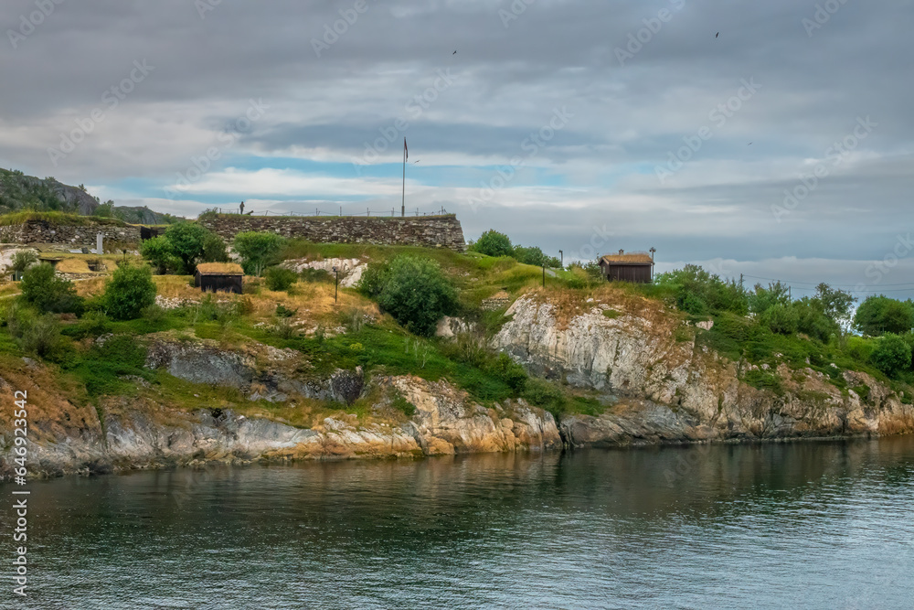 Bremnes Fortress, Bodø, Nordland, Norway. the European Capital of Culture in 2024