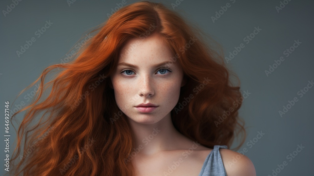 Soft light illuminates a woman's face in this captivating portrait Soft light illuminates a woman's face in this captivating portrait
