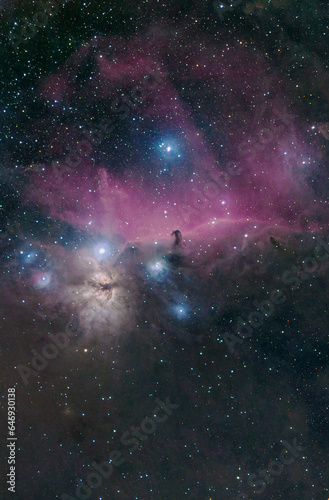 Fototapeta Naklejka Na Ścianę i Meble -  Horse head nebula, flame nebula