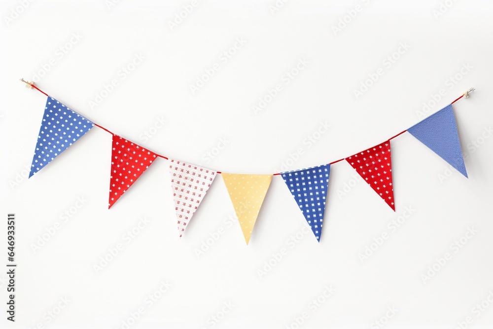 Colorful festive bunting flags on a white background, Festival bunting flags isolated, bunting flags, festival background, festival decoration Colorful festive bunting flags on a white background, Festival bunting flags isolated, bunting flags, festival background, festival decoration