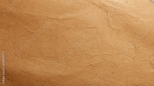 A blank piece of brown paper on a white background