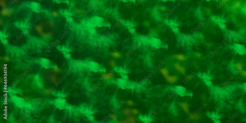 abstract background texture of green fibers with yellow spots