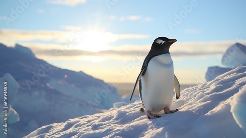 breathtaking shot of the Emperor Penguin in its natural habitat  showing its majestic beauty and strength.