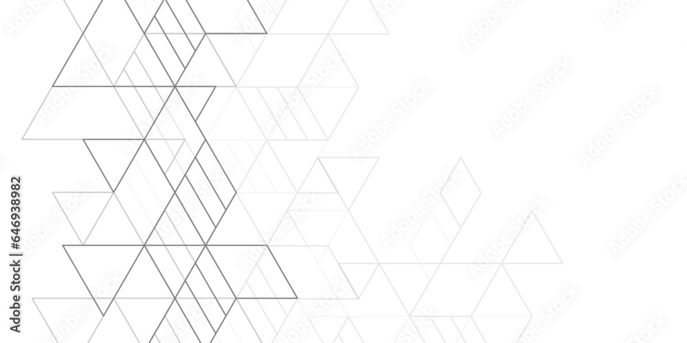 Abstract white background from geometric lines. Geometry drawing. Vector illustration. - obrazy, fototapety, plakaty 
