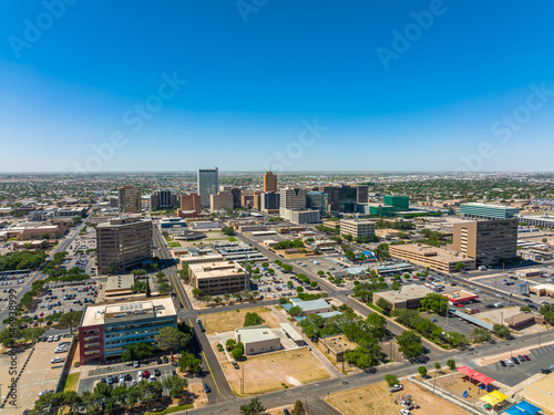 Aerial View of Downtown Midland Texas