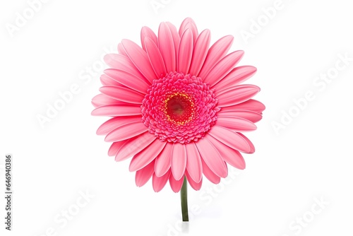 photo of flower on white background