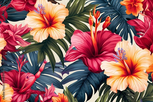 background of flowers artistic painting