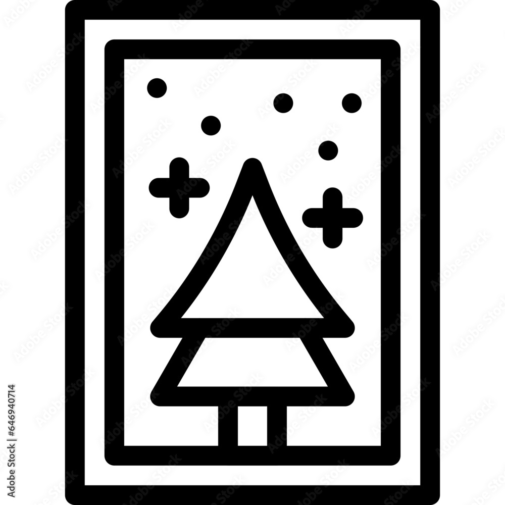 Frame Simple Black Line Icon Frame Simple Black Line Icon