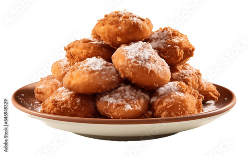 Gol gappay isolated on a transparent background.