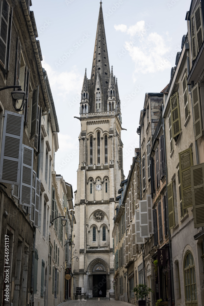 Chuch of Saint Martin in the French city of Pau, Nouvelle-Acquitaine