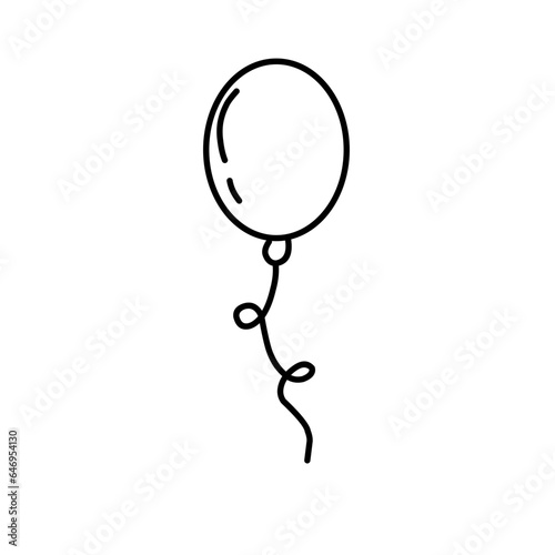 Balloon Outline Vector