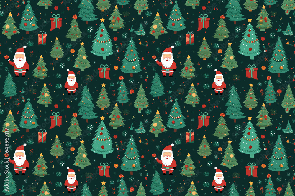 christmas seamless pattern
