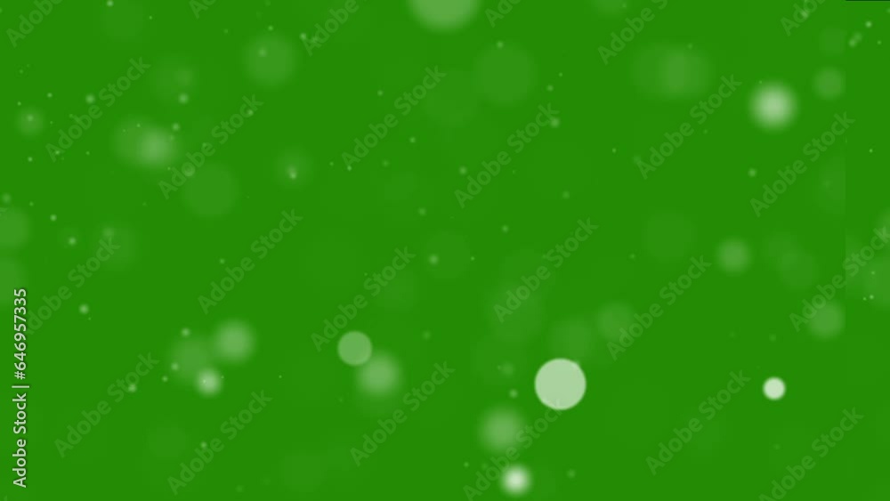 Particles Overlay on Greenscreen Loop Animation Background Particles Overlay on Greenscreen Loop Animation Background