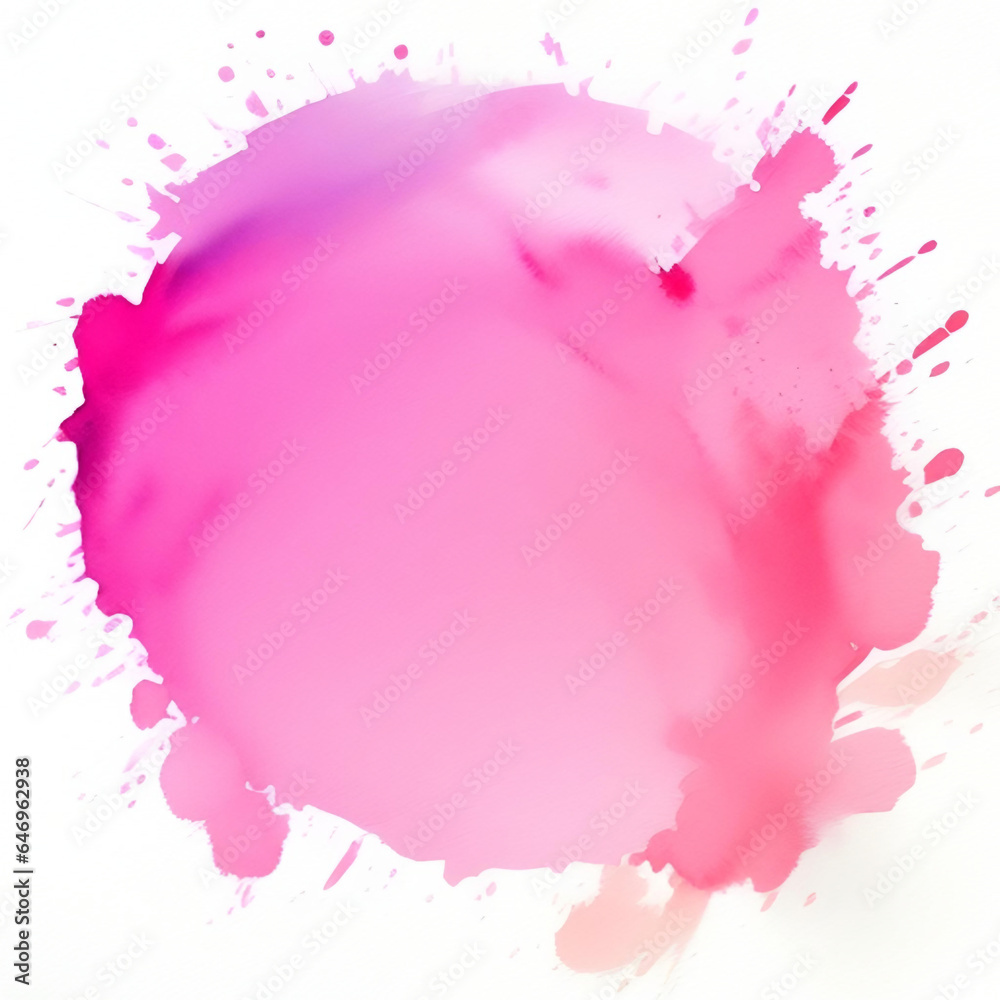 generative ai, pink circle splash