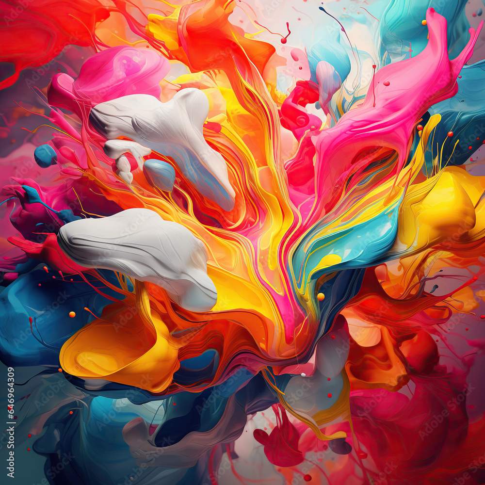 abstract art background. Ai Generative abstract art background. Ai Generative