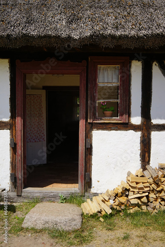 Obraz na płótnie Museum of the Slovincian village in Kluki w salonie