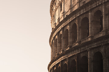 Keuken achterwand Colosseum Architectonisch detail Flavisch amfitheater Rome  © Stephen